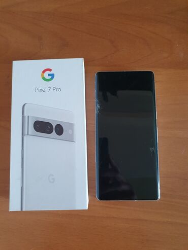 pixel наушники: Google Pixel 7 Pro, Б/у, 256 ГБ, цвет - Белый, 1 SIM