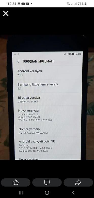 Samsung: Samsung Galaxy J2 Core, 16 GB, rəng - Qara — 8