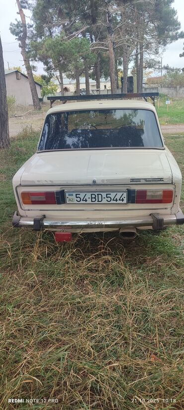 bmw 1 серия 130i at: VAZ 2106 sedan - Kuzov: bej rəng, 4 qapı, klassik xrom buferlər -