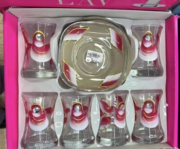 Kasalar: Kasalar, 6 ədədli dəst, rəng - Göy, Farfor, SSRİ — 12