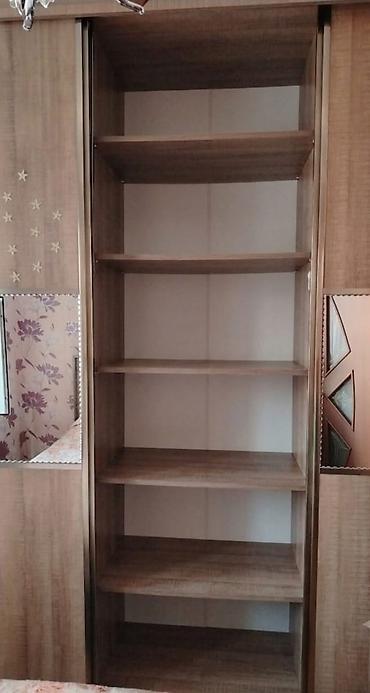 kas boru: Sürgülü qapılı geyim dolabı - Material: ağac fakturalı LDF/MDF-lam — 3