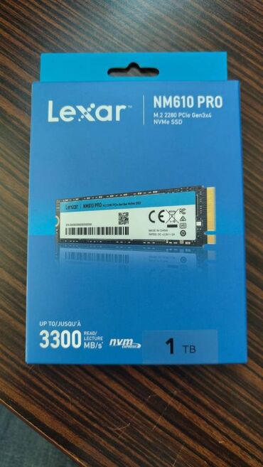Bentley: Bağlı qutu. Yeni məhsuldur.
Lexar NM610 PRO
1 TB SSD (M2)