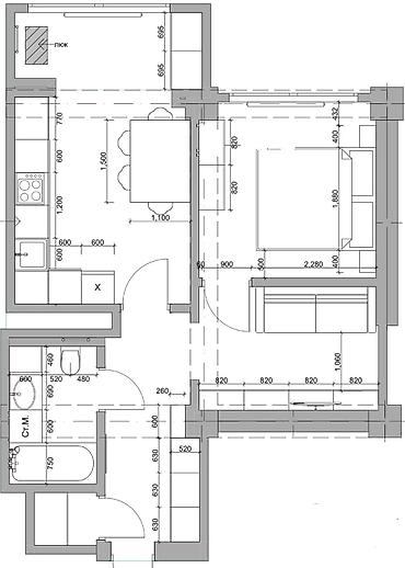 Продажа квартир: 2 комнаты, 48 м², Элитка, 7 этаж, Евроремонт — 6