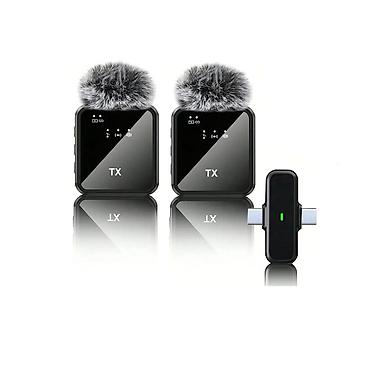 modul bluetooth: F15-2 simsiz mikrofon dəsti İki ötürücülü (TX) və bir qəbuledicili — 3