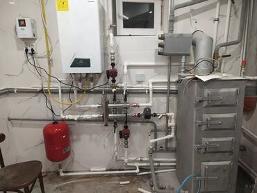 Монтаж и замена сантехники: Коллектор для теплого пола с расходомерами и циркуляционным насосом — 20