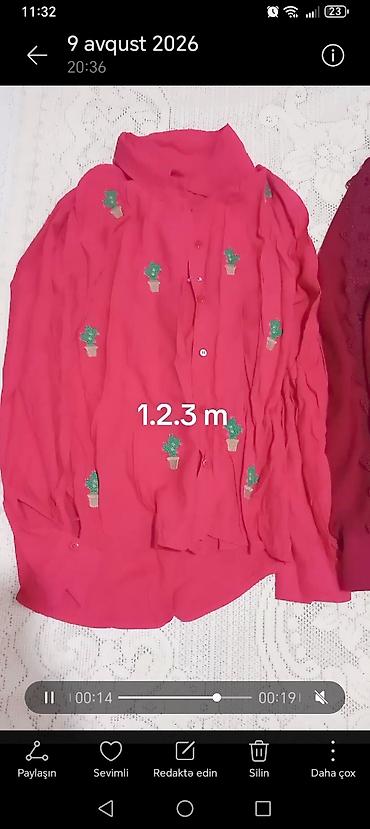 klasik şalvar modelleri: Kargo ciblikli cins şalvarlar dəsti - Material: cins (denim) - — 8