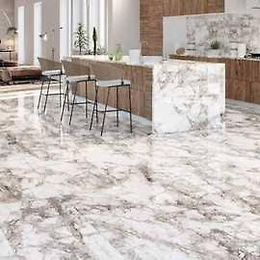 Керамогранит: Назначение: Для пола, цвет - Белый, Матовое — 2