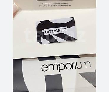 Digər: Emporıumum 350 azınlık hedıyye kartı yenıdır 330 azn satıram — 2