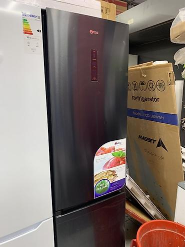 Холодильник KEG с нижней морозильной камерой - Цвет: черный графит at lalafo.kg Холодильник KEG с нижней морозильной камерой - Цвет: черный графит