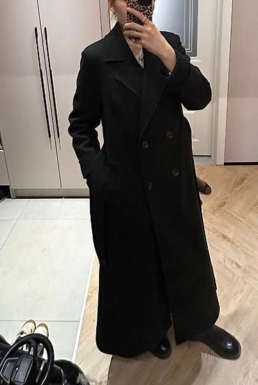 Айымдардын кийими: Пальтолор, Классика, Күз-жаз, Узун модель, Кош борттуу модель, S, M — 4