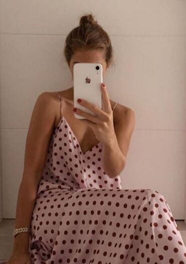 leprsave letnje haljine prodaja: Zara M (EU 38), bоја - Lila, Oversize, Na bretele