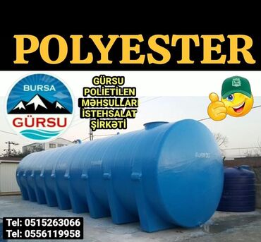 Baklar və çənlər: Bak, Plastik, 10000 l l, Yeni, Pulsuz çatdırılma, Rayonlara çatdırılma — 21