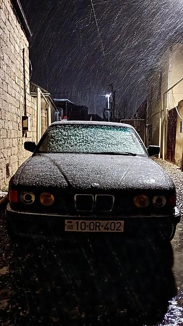 bmw e34 turbo: BMW 5 Series E34 sedan - Rəng: qara, klassik E34 kuzov - Ön optika — 3
