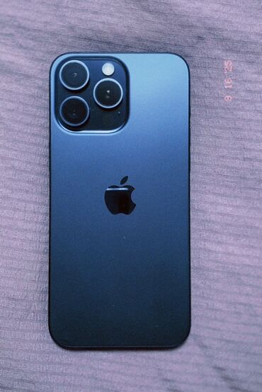 Apple iPhone: IPhone 15 Pro Max, 256 ГБ, Синий, Зарядное устройство, 88 %