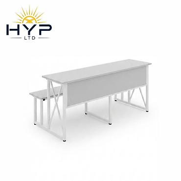 стол для школы: Учебная парта с интегрированной скамьей HYP LTD - Формат «стол + — 1