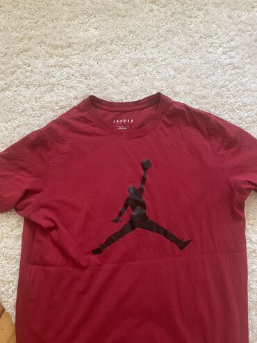 jordan majice: Men's T-shirt Jordan, L (EU 40), bоја - Crvena