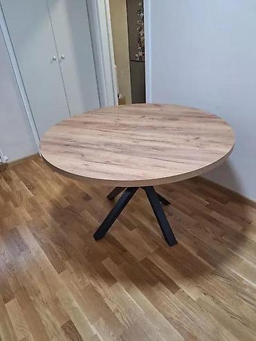 Setovi stolova i stolica: Okrugli trpezarijski stolovi po meri k003 | — 6