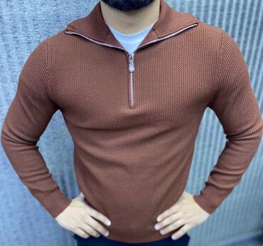 Sviterlər: Sviter, 3XL, rəng - Qəhvəyi — 2