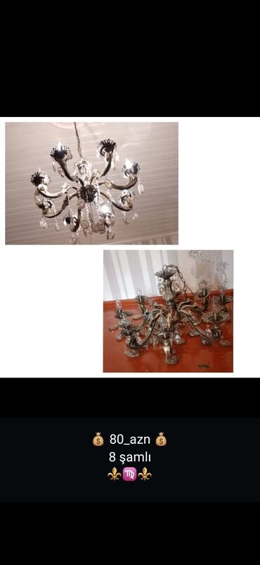 Çilçıraqlar: Çılçıraq, 10 və daha çox lampa -da lalafo.az — 9 Çilçıraqlar: Çılçıraq, 10 və daha çox lampa — 9