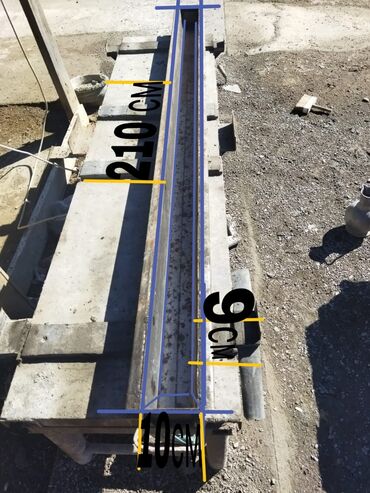 бетоные стойки: Заборлор жана тосмолор
