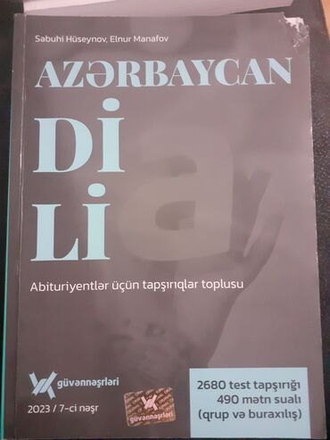 6 ci sinif ümumi tarix testləri: 15 azn alinib Çox yaxşı vəziyyətdədir