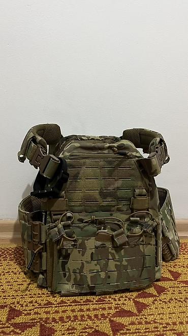 тактический жилет: Плитонос (plate carrier) в камуфляже Multicam с полной модульной — 1