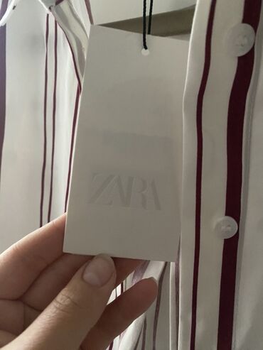 Блузки: Новая Рубашка ZARA. Размер s, но большемерит — 11