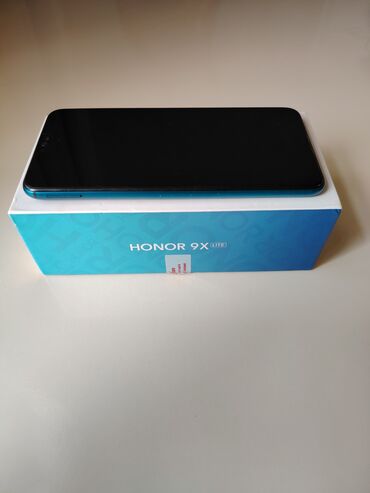 texno telefon: Honor 9X Lite, 128 GB, rəng - Yaşıl, Sensor, Barmaq izi, İki sim kartlı