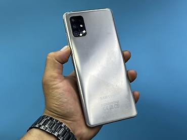 Samsung Galaxy A51, Колдонулган, 64 ГБ, түсү - Боз, 2 SIM