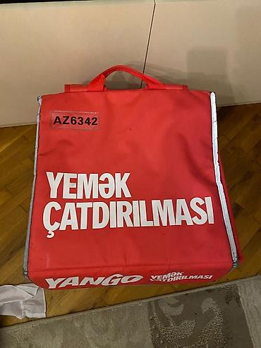 Kuryer çantaları: Yango “Yemək Çatdırılması” termo çantası - Peşəkar qida çatdırılması — 1