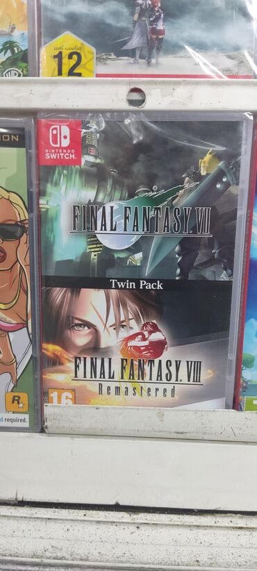 nintendo switch oled: Nintendo switch üçün final fantasy twin pack oyun diski. Tam original
