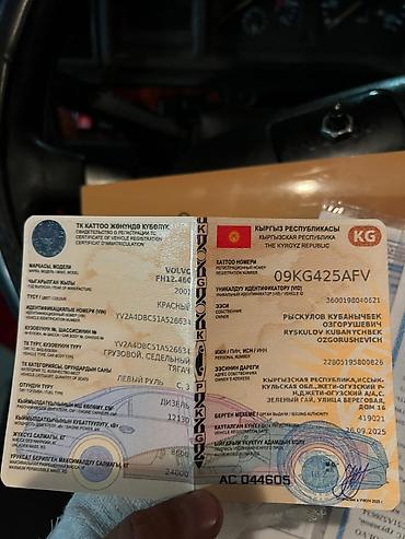 Тягачи: Тягач, Volvo, 2001 г., Тентованный — 11