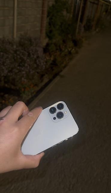 IPhone 13 Pro Max, Б/у, 128 ГБ, Серебристый, 81 %