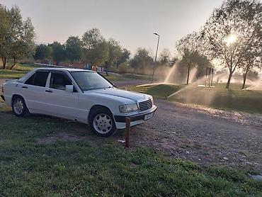 maşin satisi: Mercedes-Benz 190 (W201) sedan – ağ rəng - Kuzov: 4 qapılı sedan — 4