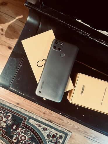 телефон fly iq4601: Realme C25Y, 64 GB, rəng - Boz, Barmaq izi, Sənədlərlə