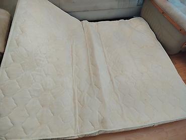 ortopedik içlik: İkiqat ölçülü matras - Rəng: krem/ivori - Üst parça: naxışlı — 1