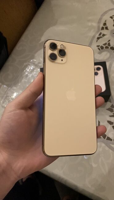 iphone 11 pro qiymet: IPhone 11 Pro Max, 256 GB, Qızılı, Zəmanət, Barmaq izi, Simsiz şarj