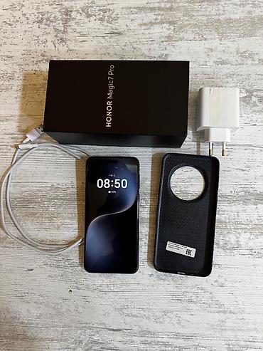 honor 70: Honor Magic 7 Pro, 512 GB, rəng - Qara, Face ID, Sənədlərlə, Zəmanət — 3