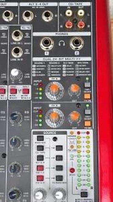 Ostali muzički instrumenti: BEHRINGER XENYX UFX1604 MIKSETA 16 KANALA | . Slanje — 7