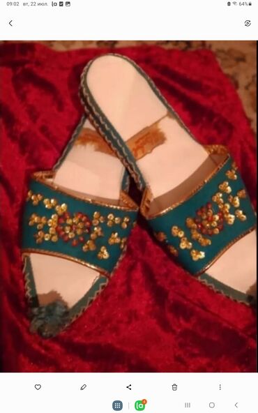 Basanoşka və səndəllər: Ölçü: 36, İşlənmiş — 6