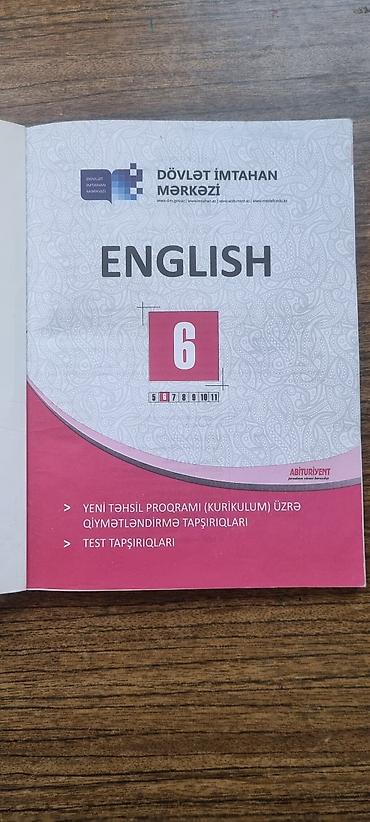 Testlər: ENGLISH 6 ТГДК – Dövlət İmtahan Mərkəzi (DİM) nəşri Xüsusiyyətlər: - — 2