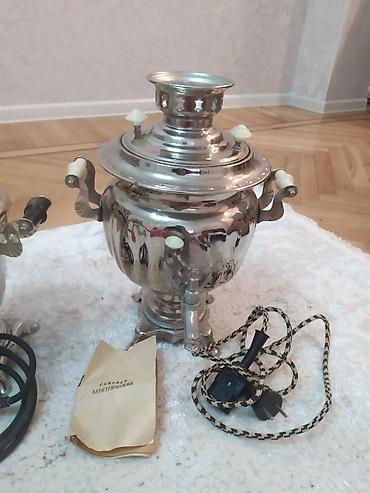 samovar 10 litre: Yeni Elektrik Samovar, 4 l, Ünvandan götürmə — 3