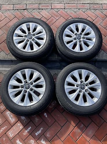 Диски: Литые Диски R 15 Toyota, Комплект, отверстий - 5, Б/у — 3