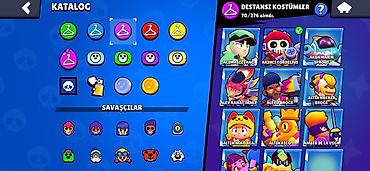 şəkli: Brawl Stars hesabda 250+ kostüm var nadir emojiler nadir köstümler var — 7