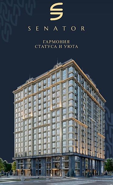 жк сенатор: 1 комната, 53 м², Асанбай мкр Элитка, 4 этаж, ПСО (под самоотделку) — 7