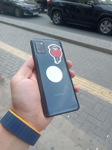 Samsung Galaxy A31, 64 GB, rəng - Qara, Zəmanət, Sensor, Barmaq izi