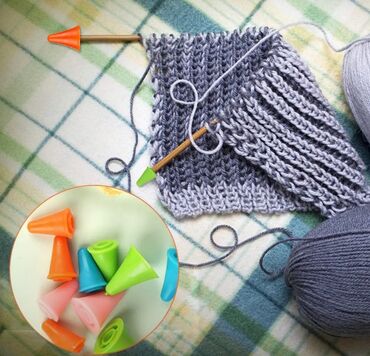 швейные аксессуары: Набор колпачков для швейных спиц
