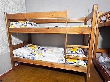Двухъярусные кровати: Деревянная двухъярусная кровать - Материал: массив дерева — 2