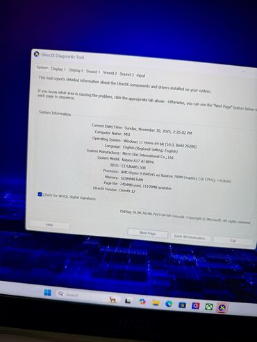 MSI: İdeal. Təp təzə kimi. Çox az işlənib. Belçikadan bizim pulla 3600 AZNə — 4
