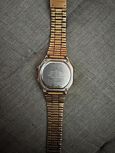 виеда очки: CASIO A168WG — легендарные электронные часы в золотистом исполнении — 2